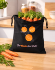 Sac réutilisable à vrac grand- "Les carottes sont cuites" - 31003