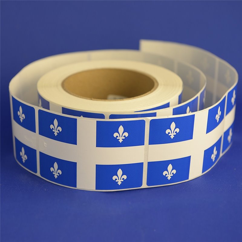 Akachafactory Patch écusson Brodé Drapeau Quebec Flag Thermocollant Canada Backpack