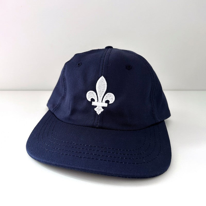 Casquette bleu marine - Lys brodé (58008)