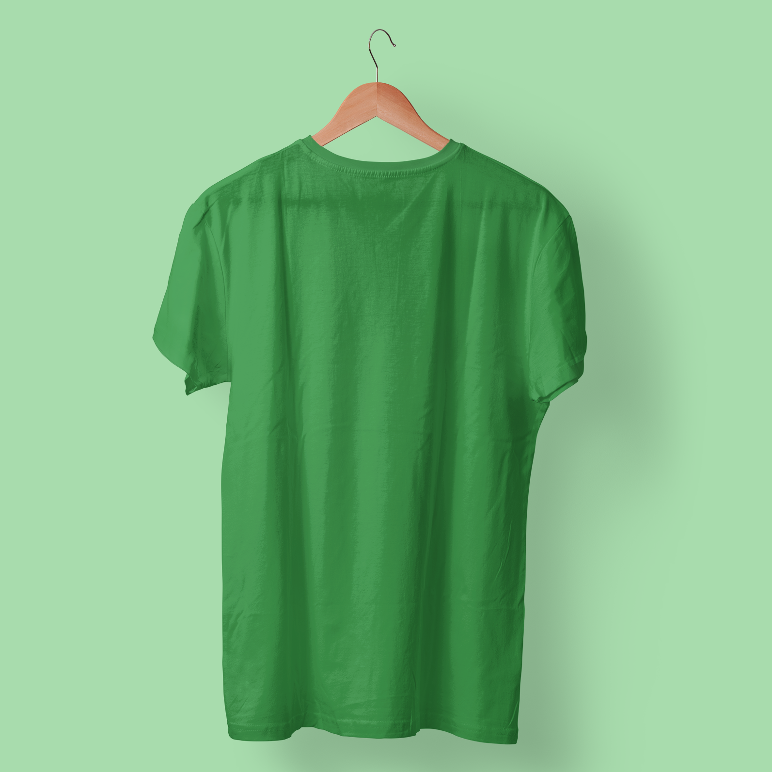 Tee-shirt homme - Vert uni