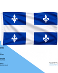 Drapeau du Québec en nylon 96"x144" - 200 deniers (41016)
