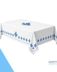 Nappes en tissu FOND BLANC (71020)