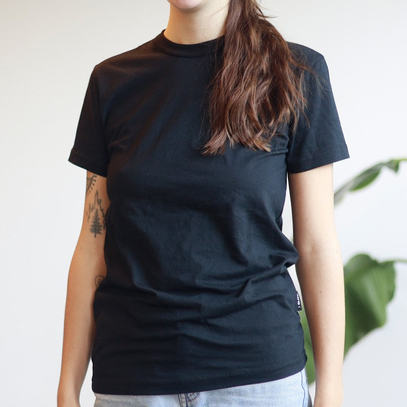 T-shirt femme - Noir uni