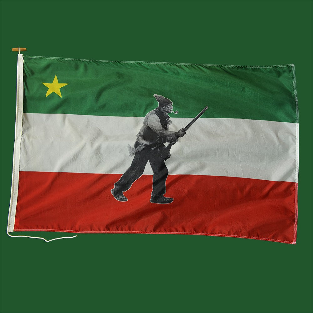 Drapeau patriote avec personnage 90X135cm (36&quot;x54&quot;) - 41501