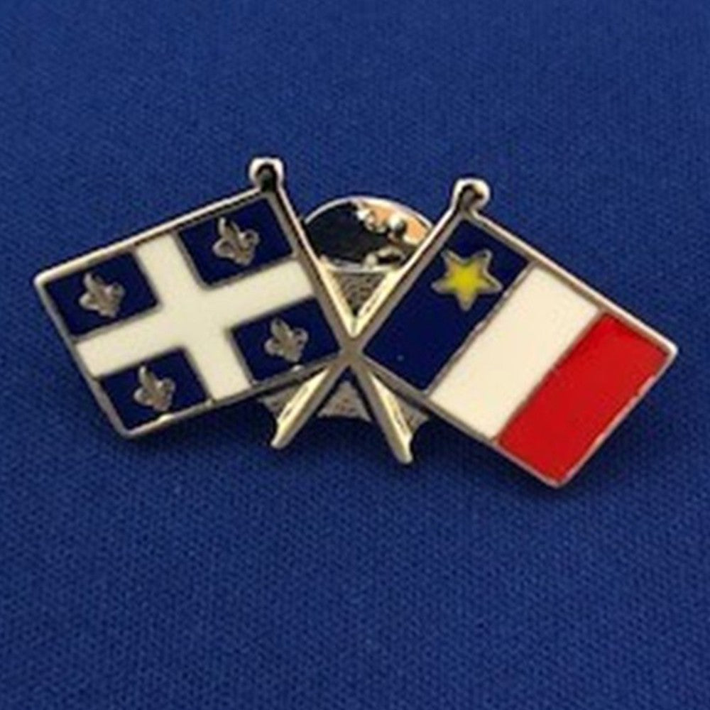 Épinglette Québec/Acadie - unitaire (1838541) – Accent bleu du Québec